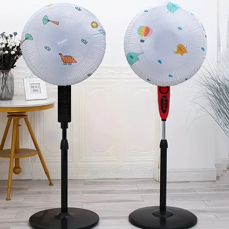 Round Head Fan Dustproof Waterproof Dust Cover 1pc