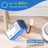 For Original Xiaomi Replacement Battery H18650CH-4S1P For XIOMI MIJIA Mi Robot Vacuum-Mop Essential G1 MJSTG1, SKV4136GL 2600mAh 2