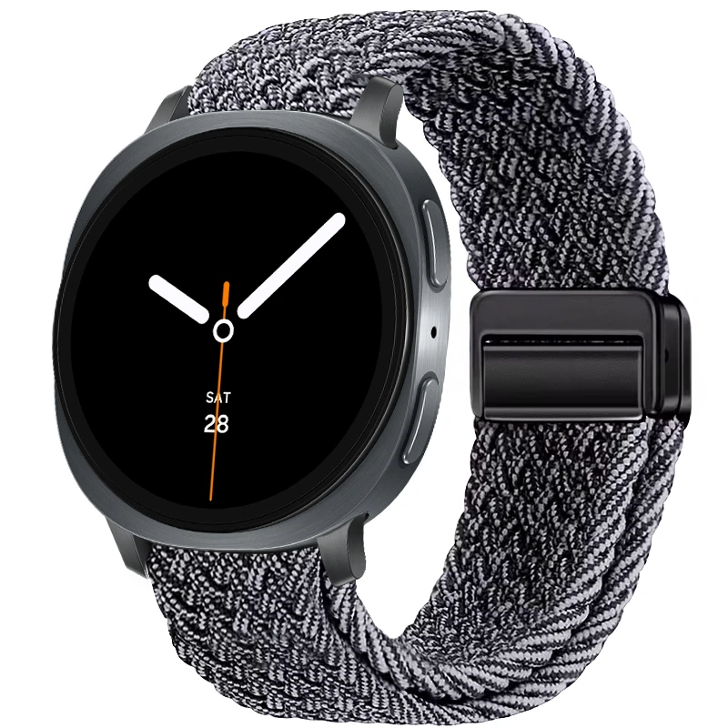 Braided Nylon Solo Loop Bracelet - Magnetic Sports Strap