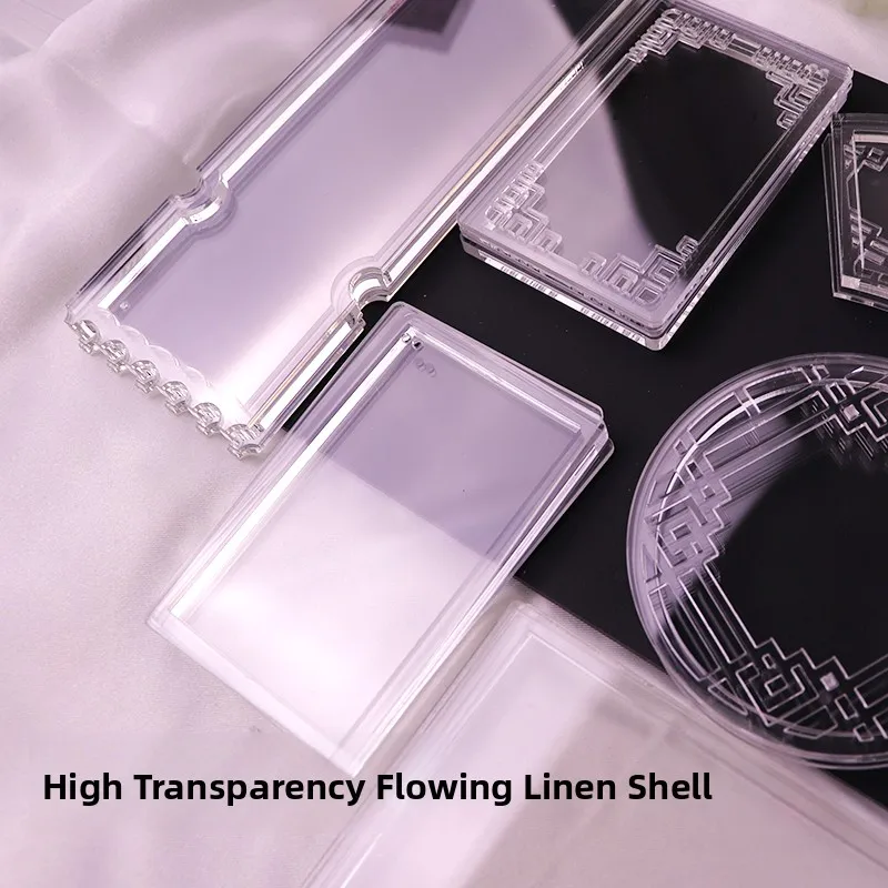 Acrylic Board for Flowing Hemp DIY Materials Square And round Different Specins High Transparency Sand Flowing Mahjong...