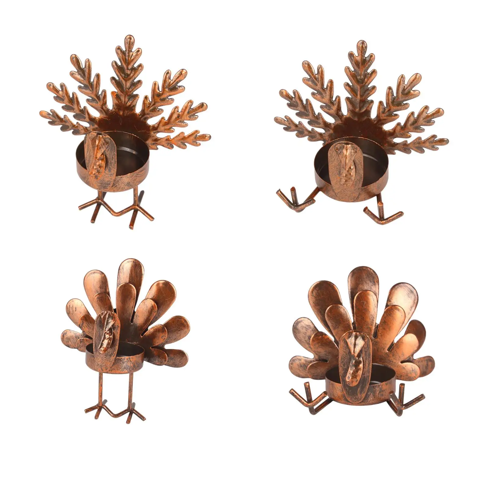 TurkeyTealightCandleHolderCandleholderRusticTableDecorationHome