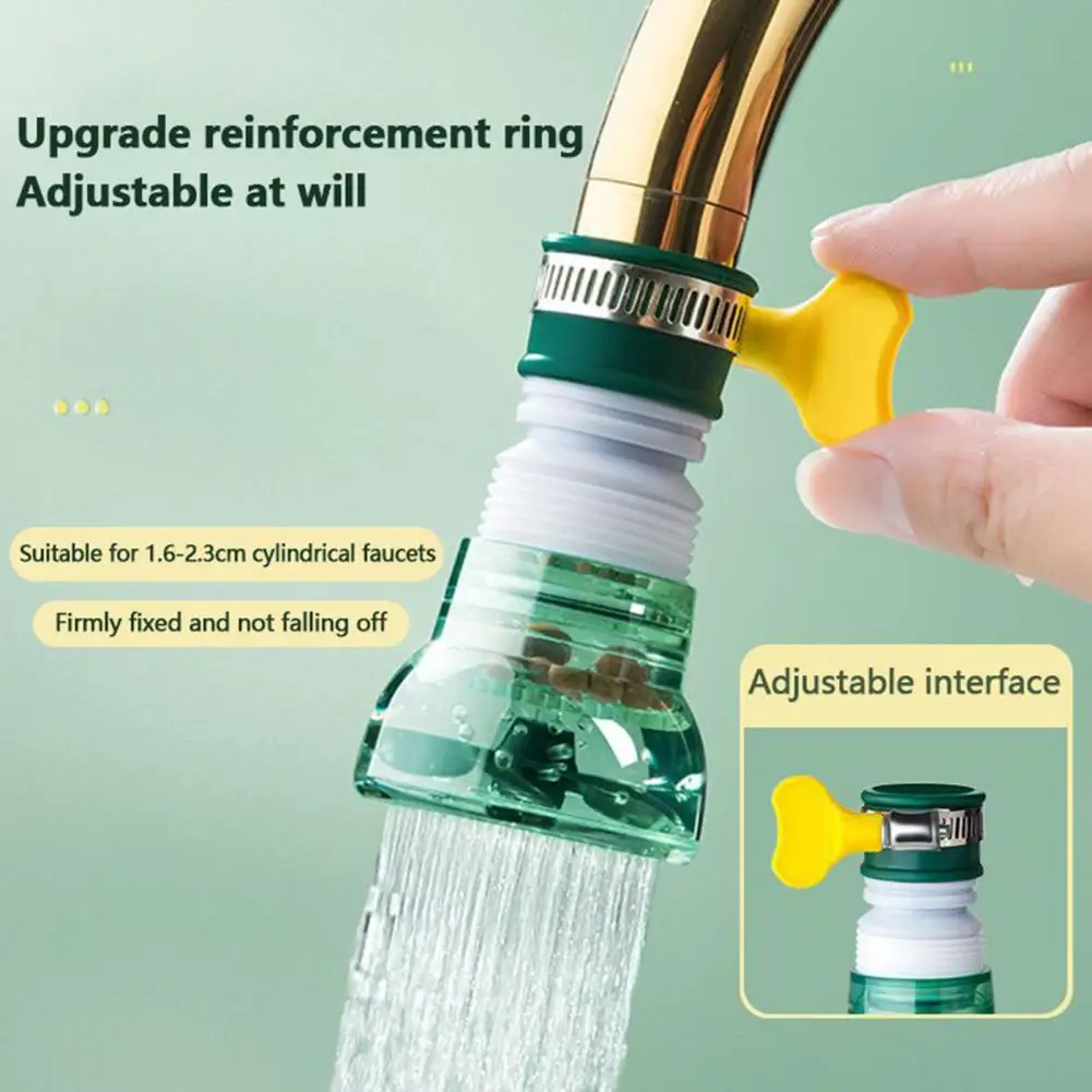 

Tap Water Impurity Filter Shower Head Water-saving Shower Head Efficient Kitchen Faucet Filters Retractable Splash Head for Even