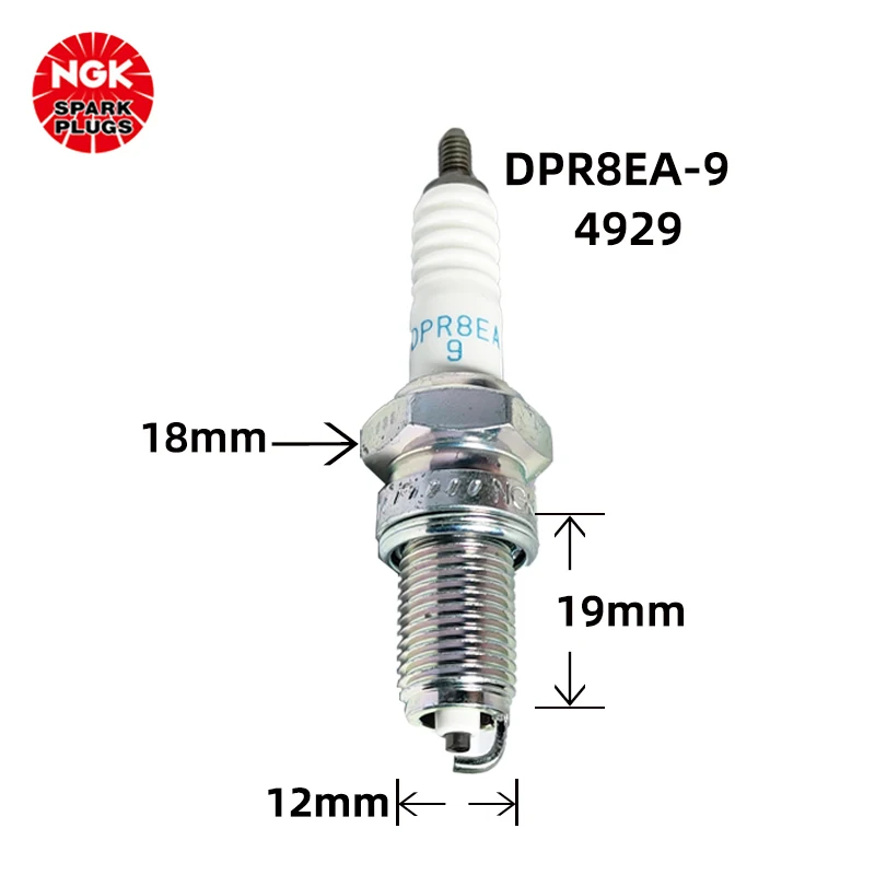 Свеча зажигания для мотоцикла NGK Φ 4929 подходит для Jialing Honda/Wuyang Honda/New Continental Honda(1 шт.)