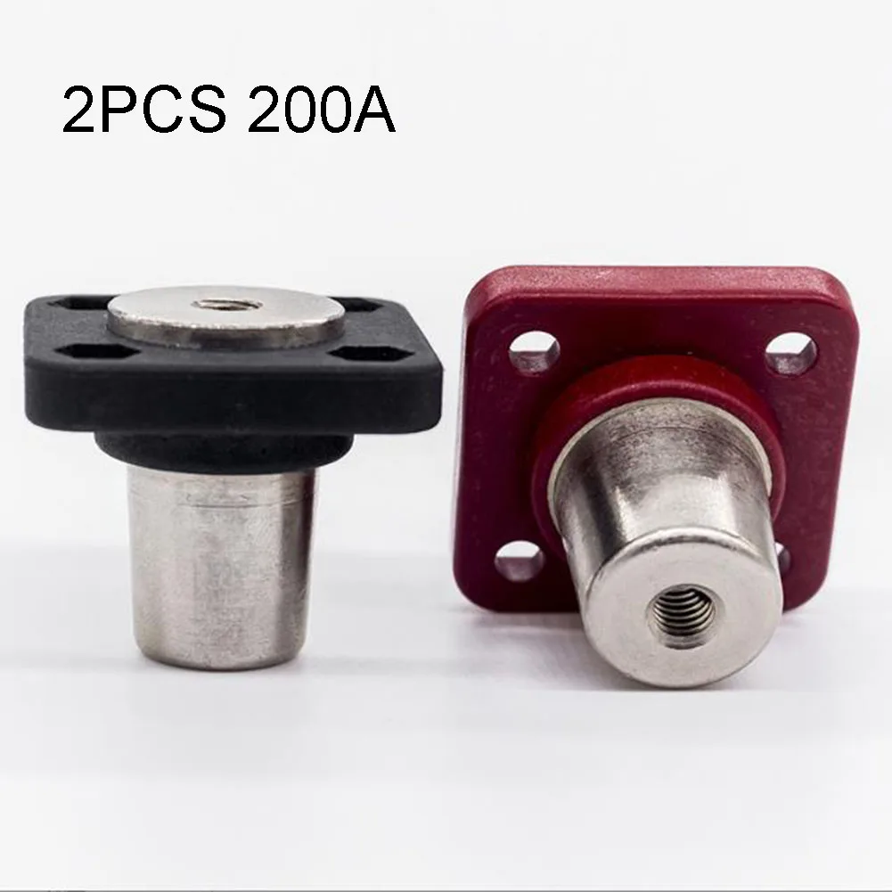 

2PCS Energy Storage Connector 200A High Current Automotive Optical Plug All-copper Lithium Battery Terminal Electrical Equipment