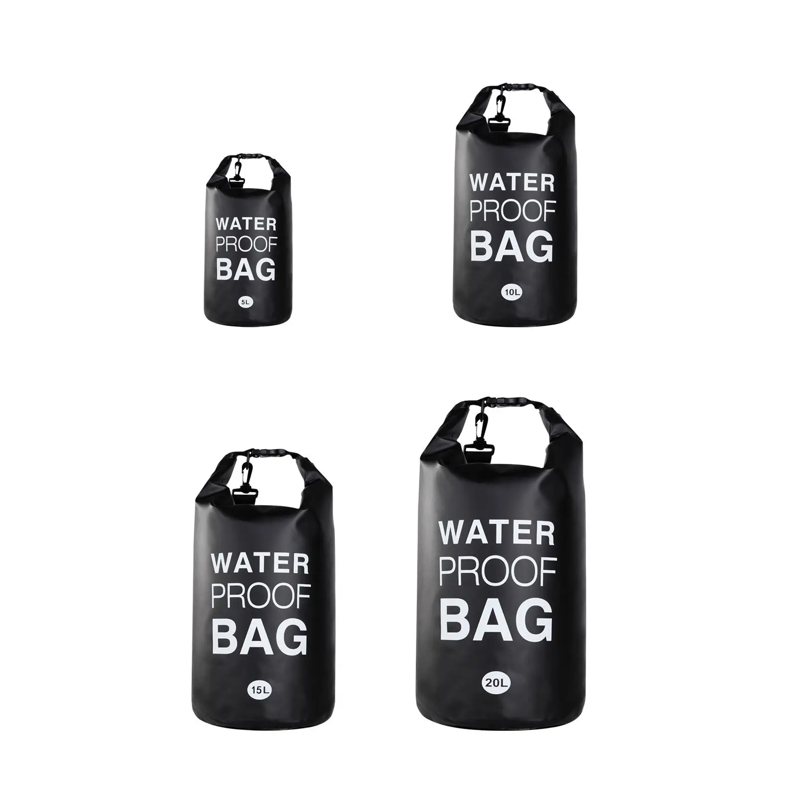 Waterproof Dry Bag Keeps Gear Dry Men Women Convenient Roll Top Sack Storage Bag for Fishing Camping Floating Swimming Rafting