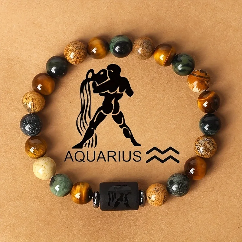 12 Zodiac Bracelets Natural Stone Cancer Virgo Leo Libra Bracelet Couples Bracelets Jewelry charm bracelet pulsera hombre 5 12 Zodiac Bracelets Natural Stone Cancer Virgo Leo Libra Bracelet Couples Bracelets Jewelry charm bracelet pulsera hombre 5