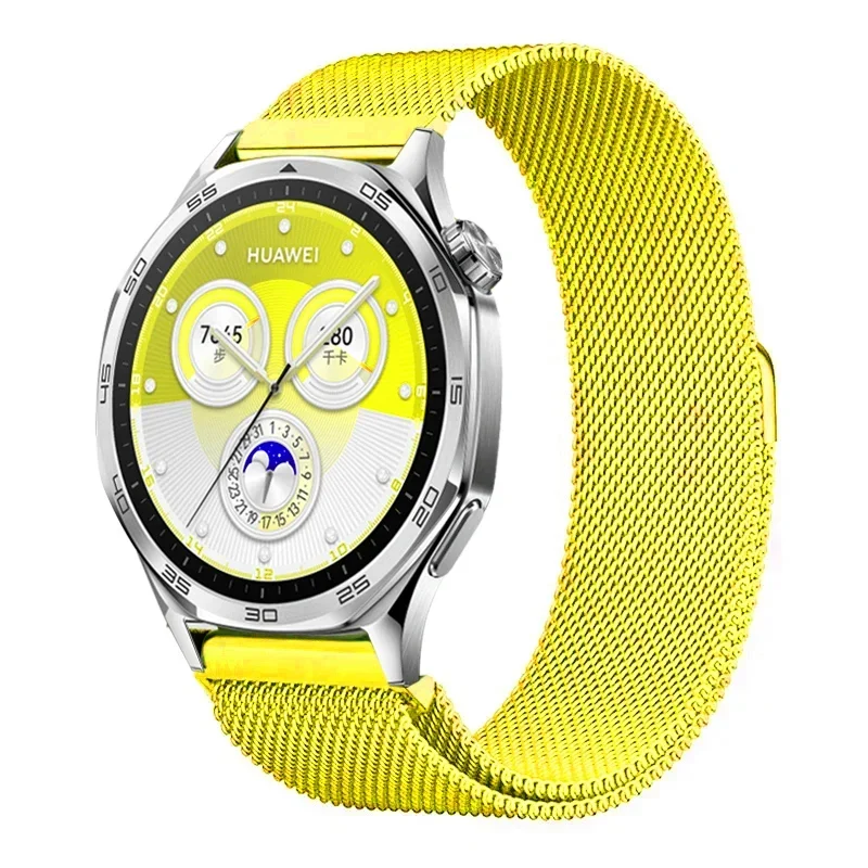Sleek Milanese Magnetic Watch Band, 20mm/22mm, Stainless Steel Mesh Strap