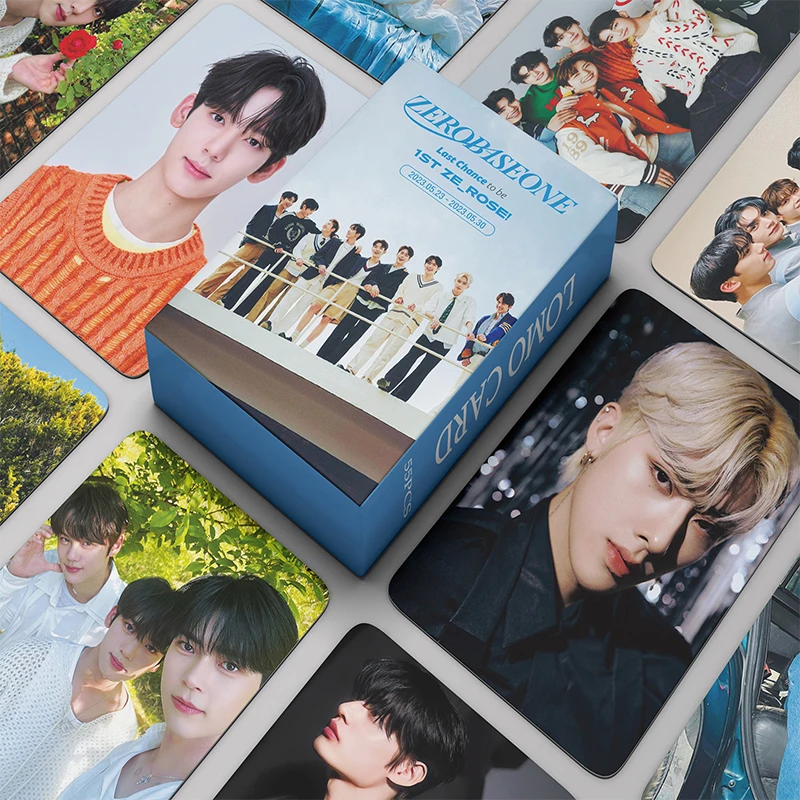 55 Pz/Set Kpop Zb1 1St Album Youth In The Shade Zerobaseone Nuovo Album Lomo Cards Double Side Print Photo Cards