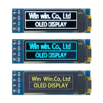 Modulo OLED da 0,91 pollici 0,91" bianco/blu OLED 128X32 OLED LCD LED SSD1306 Modulo display 0,91" IIC Comunicare per arduino