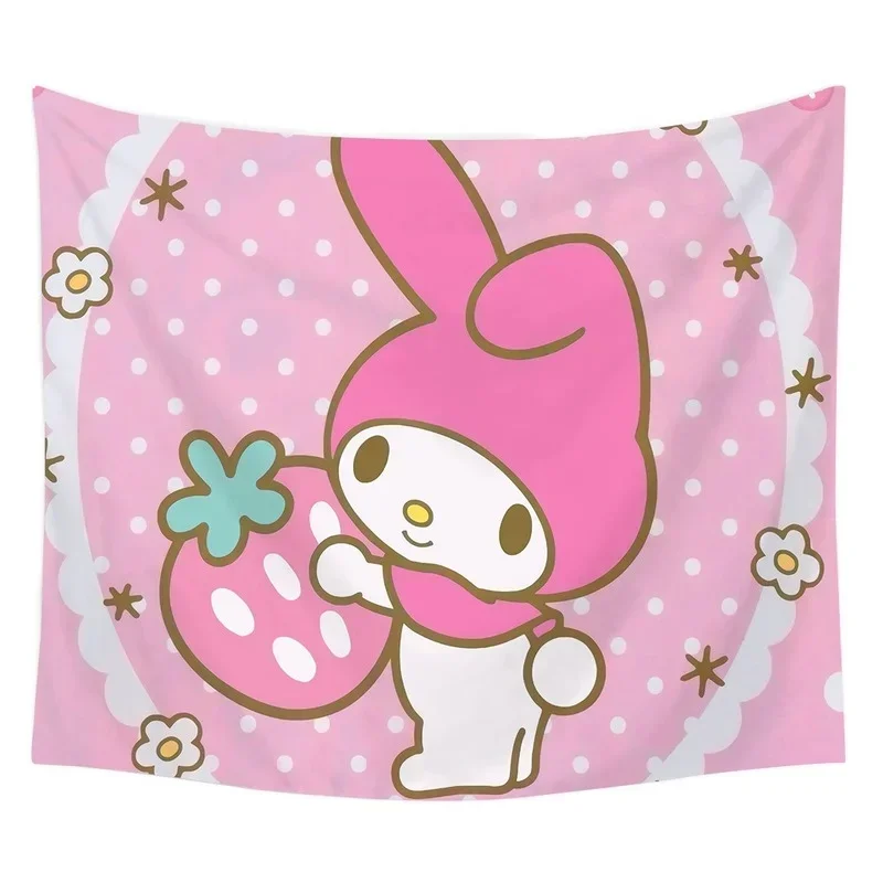 90-200cm Japanese Anime Tapestry Wall Hanging Room Decor Kawaii Sanrio  Cinnamoroll Cloth Tapestry Bedroom Background Decoration - AliExpress