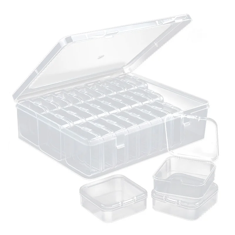 Transparent Storage Box With Lid For Jewelry And Small Items_voghion.com