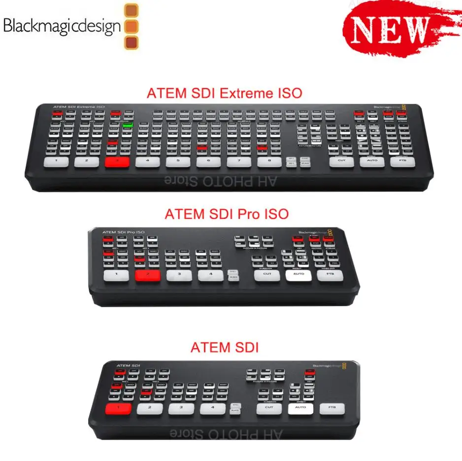 Blackmagic Design ATEM SDI、ATEM SDI Pro ISO、ATEM SDI Extreme ISO