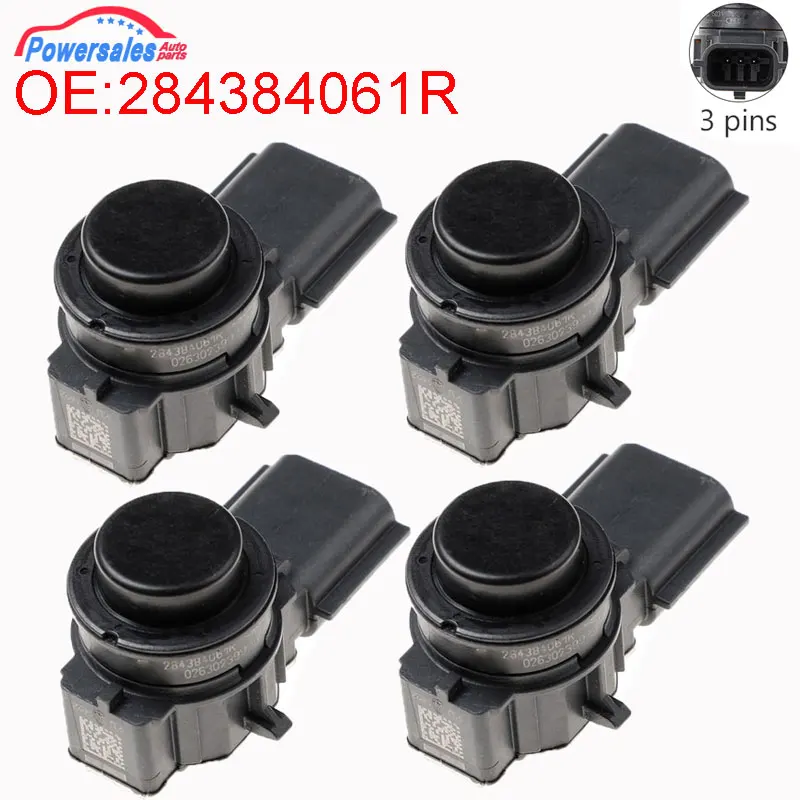 DZSQQGSDSF Radar Recul Pour Voiture Capteur De Stationnement PDC, Détecteur De Radar De Voiture, 28442 0001R 284420001R, Pour Megane III 3 28442-0002R 284420002R Capteur Stationnement(28442-0965R