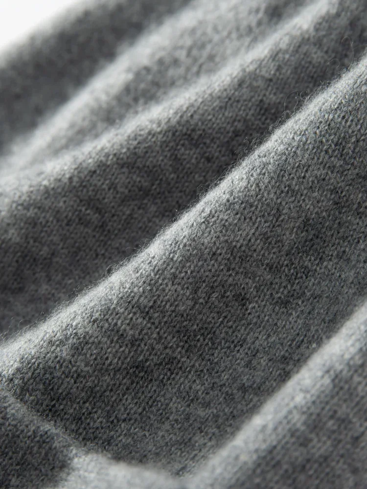 100% Cashmere 2-Layers Beanies Solid Knit Caps Unisex Hat Casual Men New Year Special Price Basic Soft Women Warm Hair Bonnet 3
