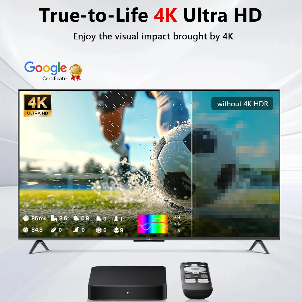 Dcolor GD2 Google certified GTV TV Box 4K Bluetooth Remote S905Y4 AV1 2GB + 32GB Smart Android 12 TV Box