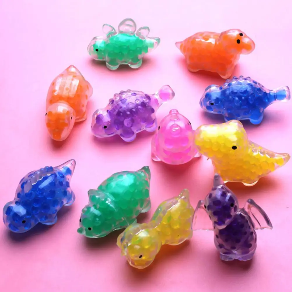 

Soft Kids Toy Bright Colors Smooth Edge Clear Texture Dinosaur Pinch Toy Random Color Stress-relief Toy Kids Toy