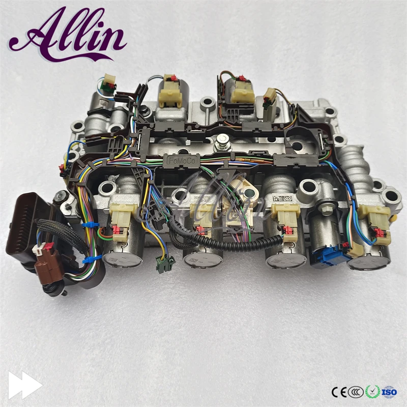 8F24 8F35 8-Speed Automatic Transmission Valve Body With Solenoids With Wiring Harness For Ford Auto Parts