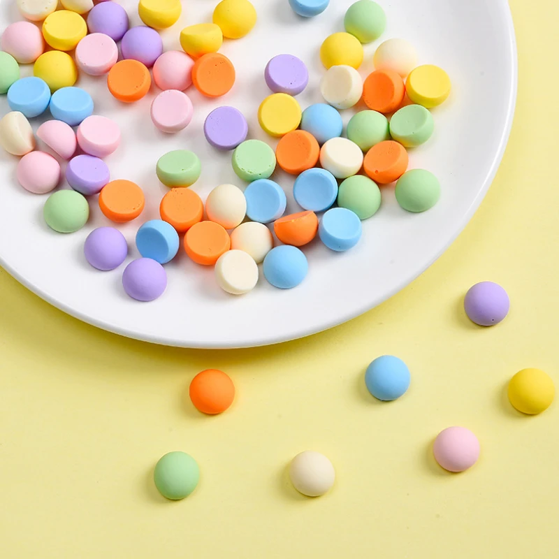 

10pcs Kawaii Candy Series Flatback Resin Cabochon DIY Crafts Scrapbook Hair Bow Center Jewelry Accessories Embellishment