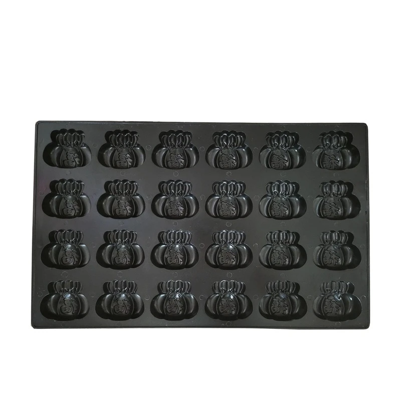 

Oven Tray and baking Set carbon Steel Toaster Oven bakeware tray 24 Holes Fortune Bag Cake Commercial Nonstick Baking Pan 5pcs