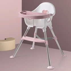 Chaise de salle à manger pour bébé, pliable, Portable, haute, réglable 