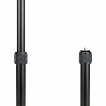 Asta di prolunga portatile a 2 sezioni in metallo monopiede con montaggio su treppiede con filettatura 1/4-20 per supporto per telefono stabilizzatore cardanico per fotocamera DSLR