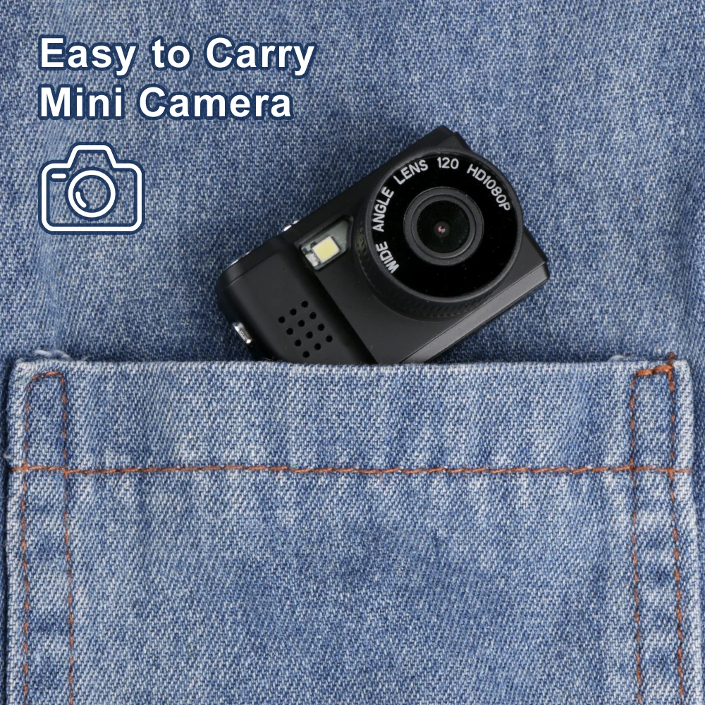 Mini Fotocamera Portachiavi 1080p Con Schermo – Compatta, Leggera E Sempre Con Te!