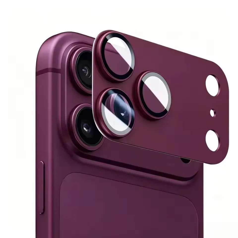Luxury Clear Magnetic Phone Case Set with Matte Camera Lens Protection