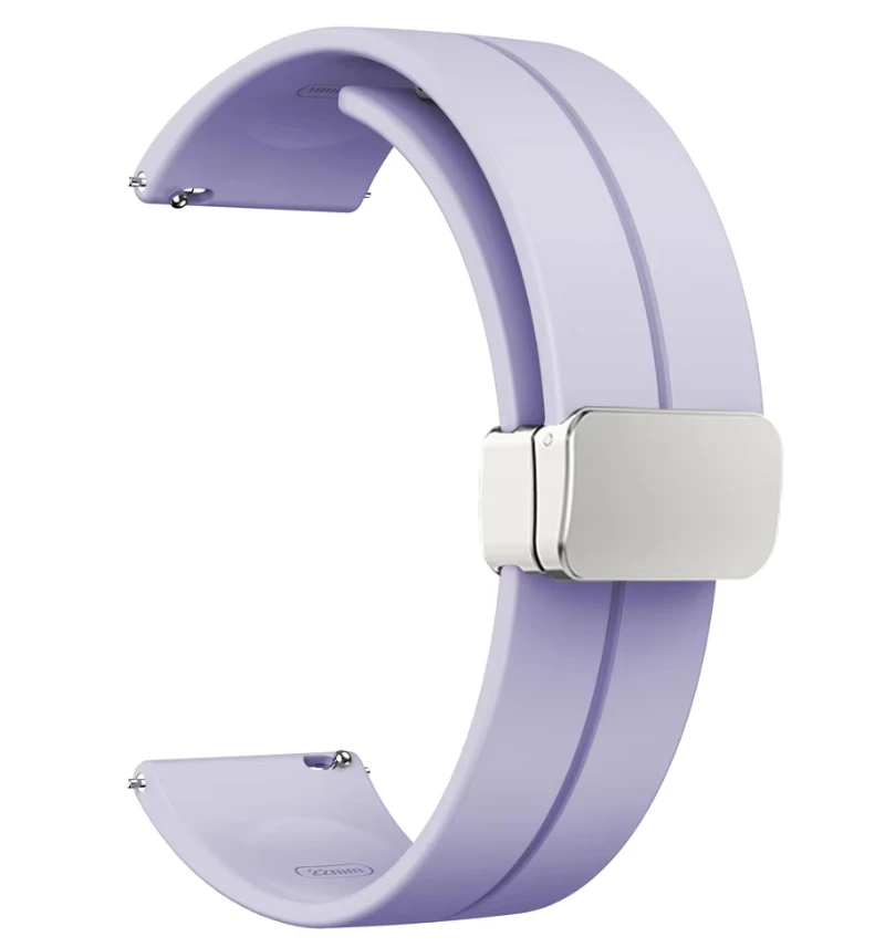 Magnetic Silicone Watch Strap, 22mm & 20mm Options, Universal Fit