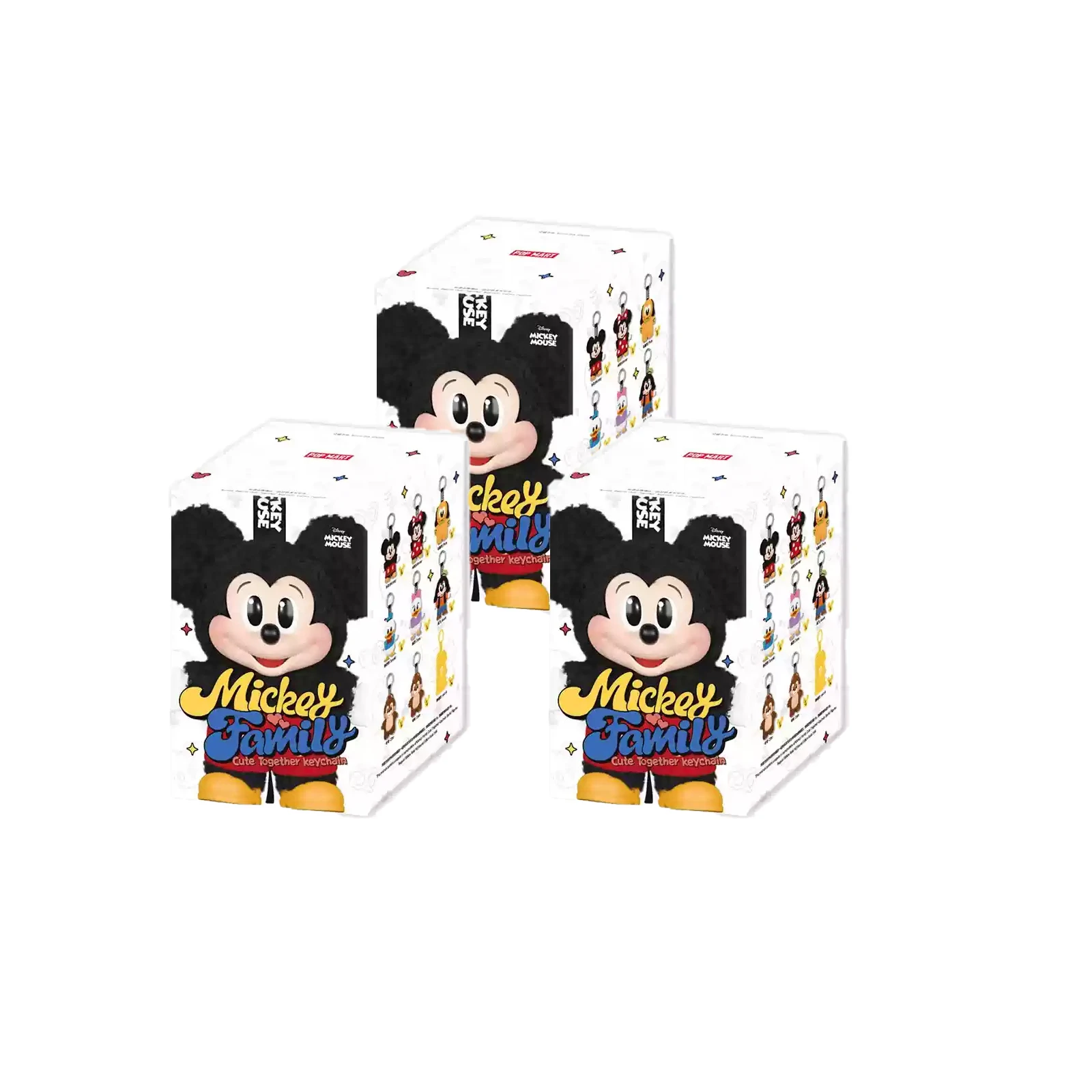 Popmart Mickey Family Cute Together Keychain Series Blind