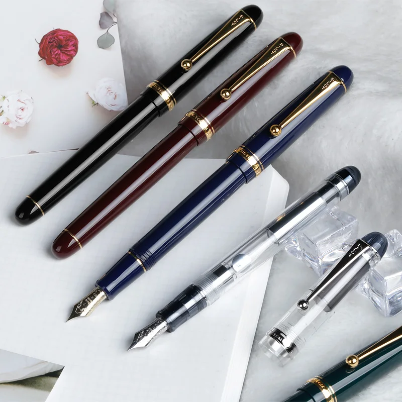 Japan Original Pilot Custom 74 Transparent 14k Gold Fountain Pen Business Office Men Women Gift Mr FKK-1-NC Writing Suppliees 2