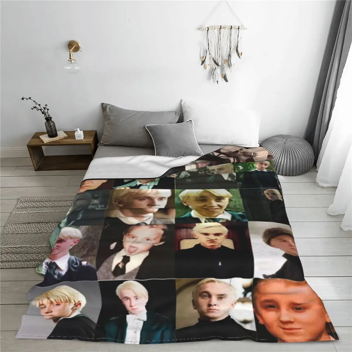 Draco Malfoy Cobertores Xadrez, Flanela, Comensais da Morte, Feiticeiro,  Respirável, Leve, Jogar, Roupa de cama, Carro, Pedaço tapete, Inverno -  AliExpress