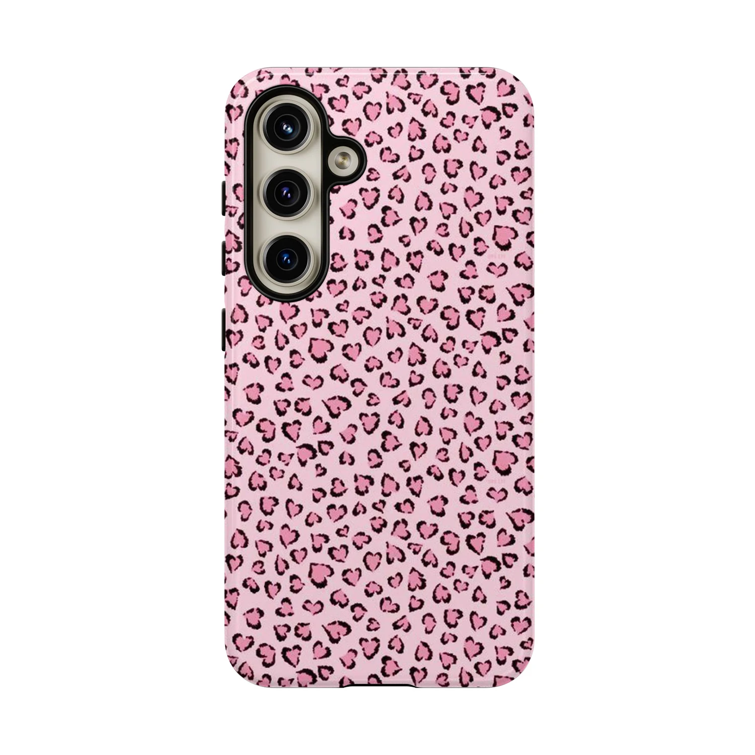 Pink Leopard Print Tough Phone Case