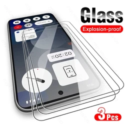 Premium Clear Tempered Glass Screen Protector Set with Full Coverage for NothingPhone(3a) Pro (3Pieces)
