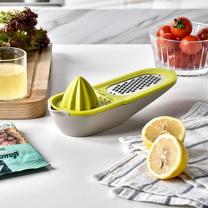 

Kitchen Items Kitchen Gadgets Multifunctional Juicer Shredder Two in One Kitchen Tool Household Manual Juicer Lemon Press Gadget