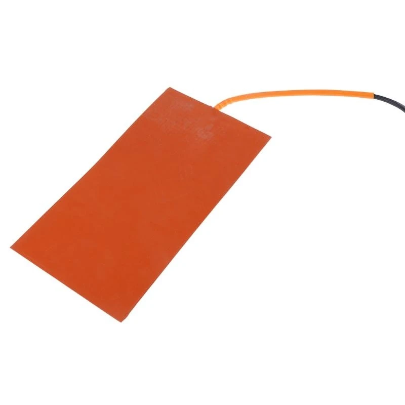 152X304mm 100W 실리콘 가열 패드 히터 매트에 유연한 피자 뜨거운 음식 배달 가방 12V 분리형 전원 케이블 포함