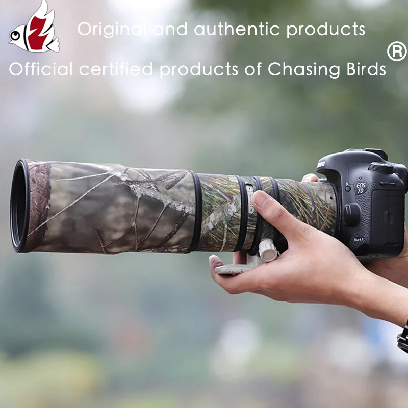 Chasing Birds Camouflage Lens Coat Per Canon Ef 400 F5.6 L Copertura Protettiva Per Lenti Impermeabile E Antipioggia Ef 400 5.6 Copriobiettivo