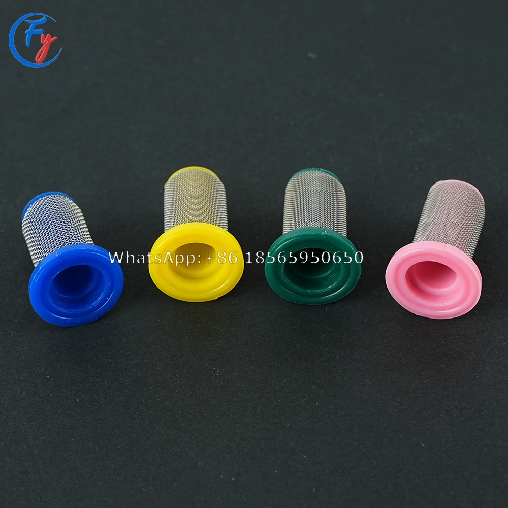20pcs/lot 50/80/100/200mesh Drip-proof Fiilter Stainless Steel Strainer Agricultural Sprayer Nozzle Filter Nozzle Accessories