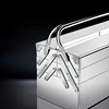 Three-Layer Folding Thickening Toolbox Stainless Steel Multi-Function Toolbox Industrial Portable Hardware Storage Household 4