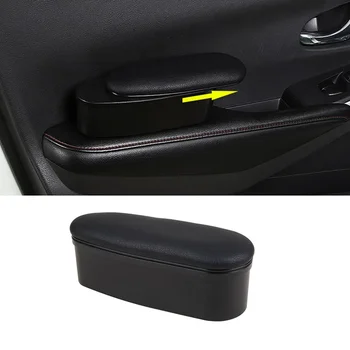 Stoccaggio braccioli funzionali porta Auto braccioli ergonomici in pelle parti interne Auto braccio gomito supporto braccio Pad rialzante