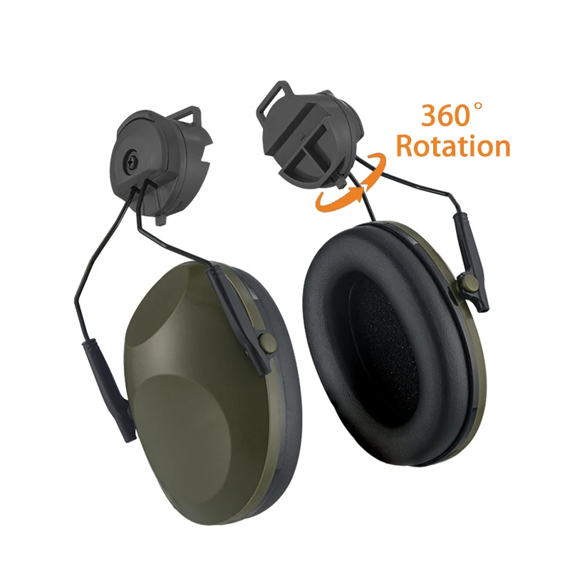 Electronic Earmuffs Noise Cancelling Headphones Hunting Ear Protection NRR 21dB Compact Noise Reducing Fit for FAST/ACH/MICH