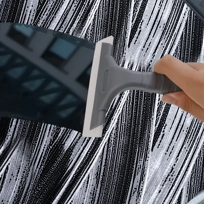 Car Glass Film Scraper Car Windshield Wiper Cleaner Bathroom Glass Washer Silicone Blade Cleaning Accessories