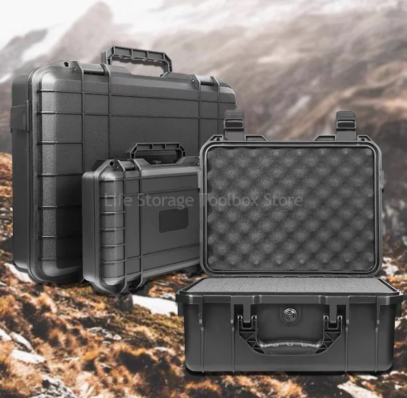 

Waterproof Hard Carry Case Bag Tool Case With pre-cut Sponge Storage Box Safety Protection Box Hardware Toolbox pelican case