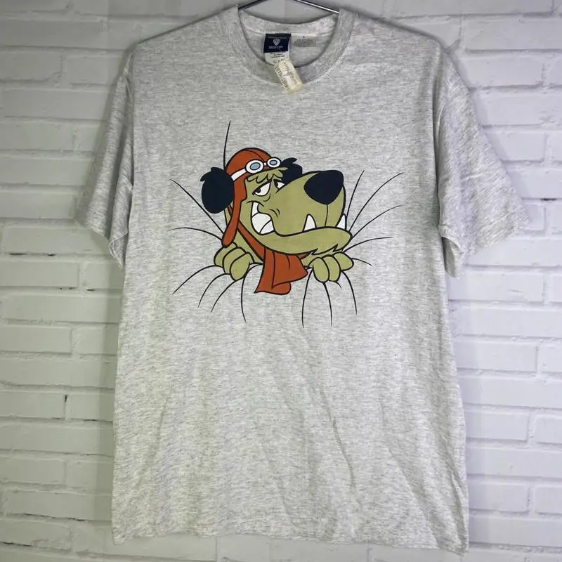 تي شيرت Vtg Hanna Barbera Muttley Dog Wacky Races مزدوج الجوانب مقاس ...