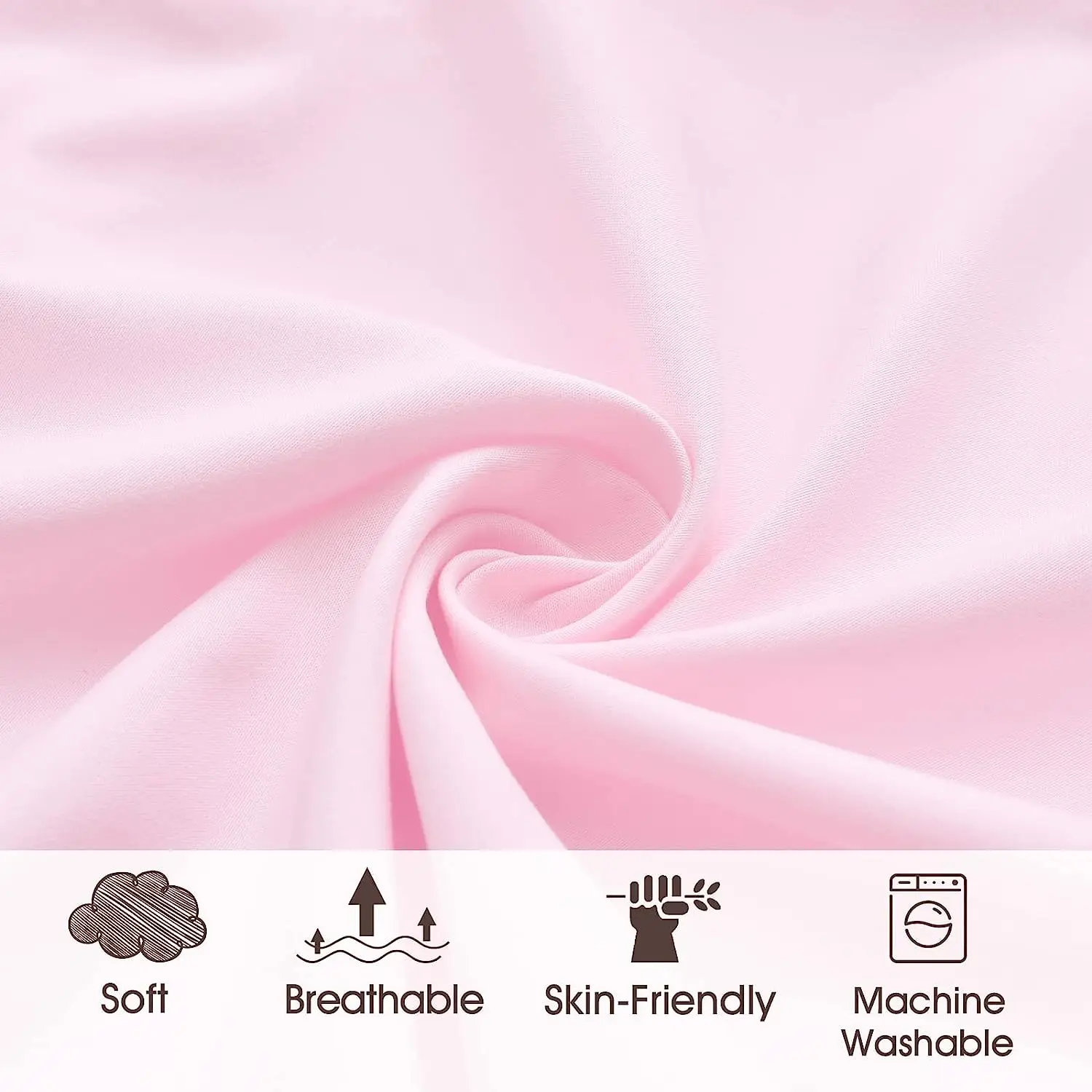 Microfiber Fitted Crib Sheets for Baby Boys Girls Cozy & Soft Solid Color Toddler Bed Sheets for Standard Crib Mattr 2
