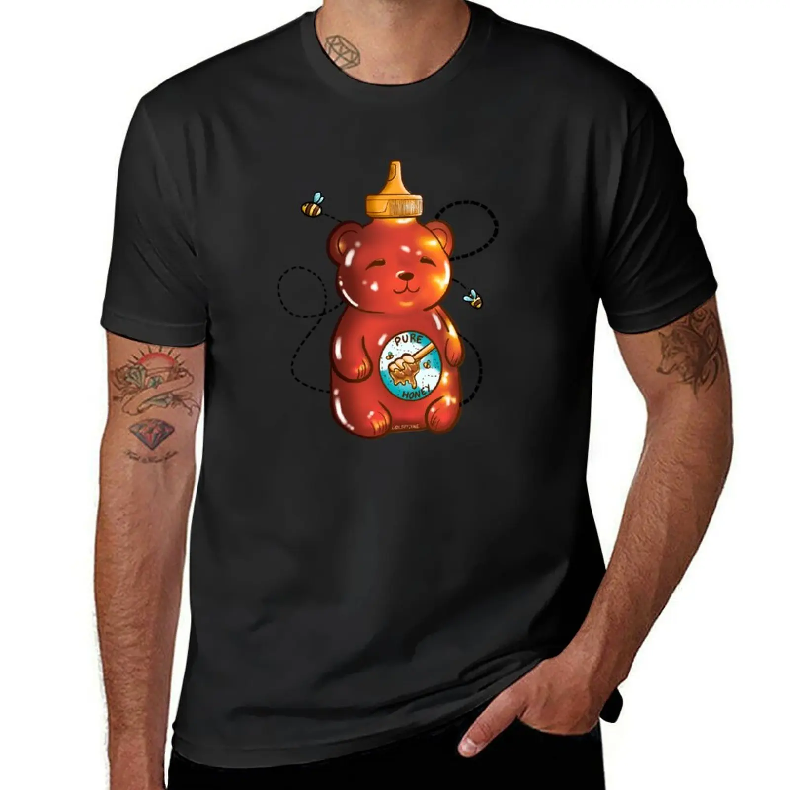 

Honey Bear T-Shirt vintage clothes cute clothes summer clothes men t shirts