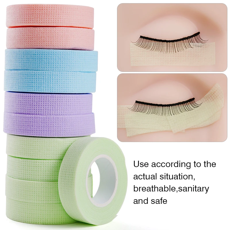 Velkoobchod řasa prodloužení páska pod oko patche snadný na dřít micropore páska odborný lashes páska citlivý pleť použití