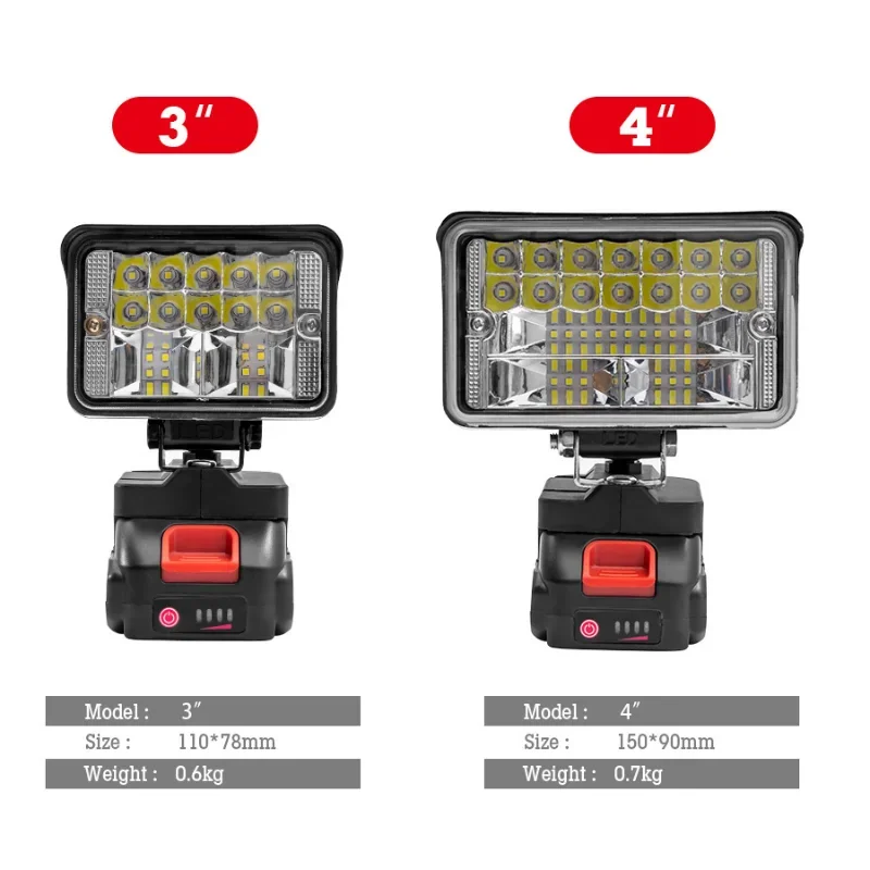 Portable Camping Light LED Highlighting Lighting Maintenance Emergency Light Multifunctional Rechargeable Outdoor Working Lights