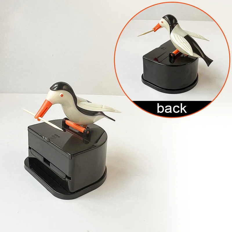 Description Picture 6 of itemCute Little Bird Toothpick Container Automatic Toothpick Dispenser Toothpick Holder Home Decor Table Decoration Table Accessorys