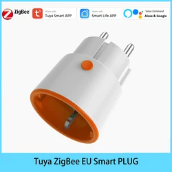 Smart Home Energy Monitoring Plug - ZigBee Enabled, Works with Voice Assistants - 1PCS Smart Plug