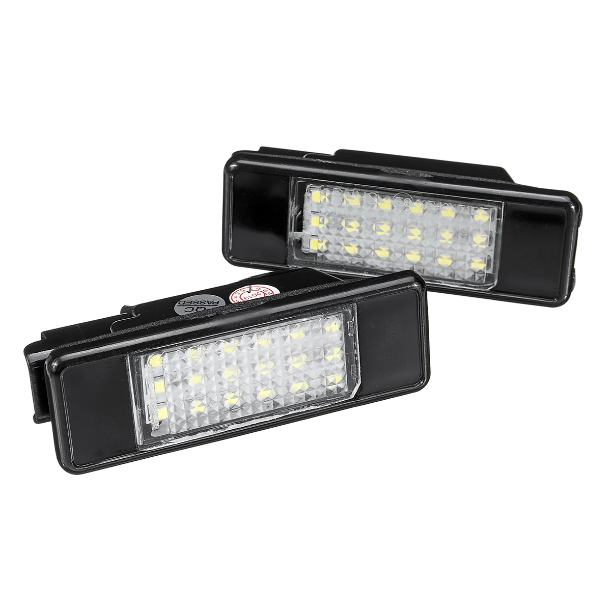 2x Car Rear 18 LED SMD License Number Plate Light Lamp 6000K For Peugeot For CITROEN C3 C4 C5 C6 C8